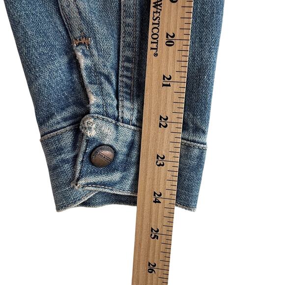 VTG Maverick Blue Bell Jean Jacket Mens 42 Blue Medium Wash Denim 70s 80s - Picture 7 of 8